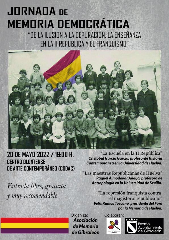 Gibraleón (Huelva). Jornadas Memoria Democrática