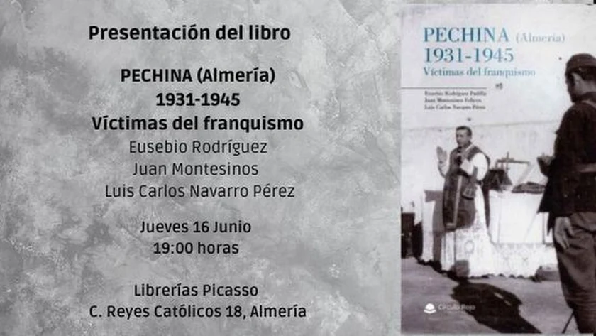 Pechina (Almería). Presentación del libro "Pechina 1931-1945 victimas del franquismo.